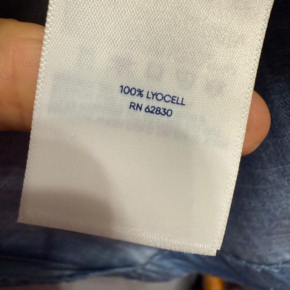 NWOT Lands' End Classic Blue Denim Jacket - Picture 8 of 9